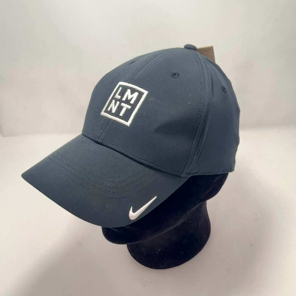 NEW Nike Dri-FIT LMNT Stay Salty Club Cap Black Adjustable Hat Golf Size M/L